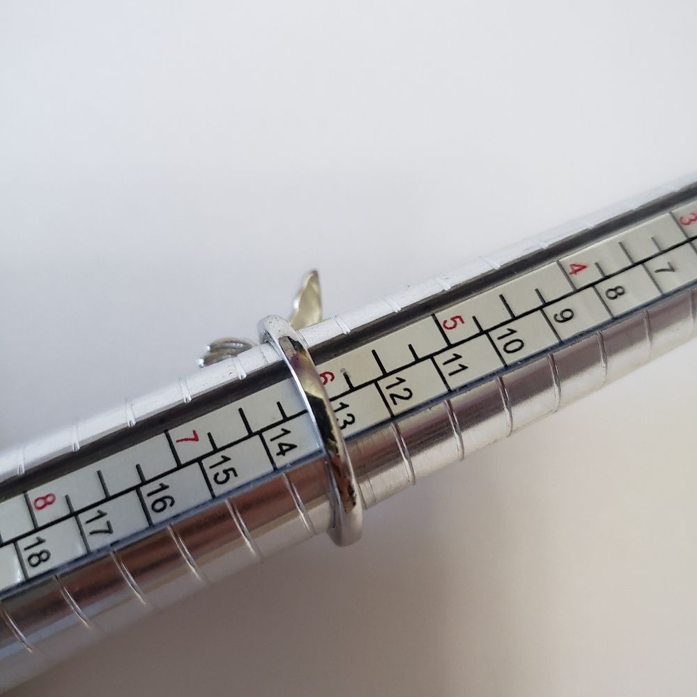 Elegant Natural Blue Stone Adjustable Hummingbird Ring for Women Glass Filled - Picture 10 of 10